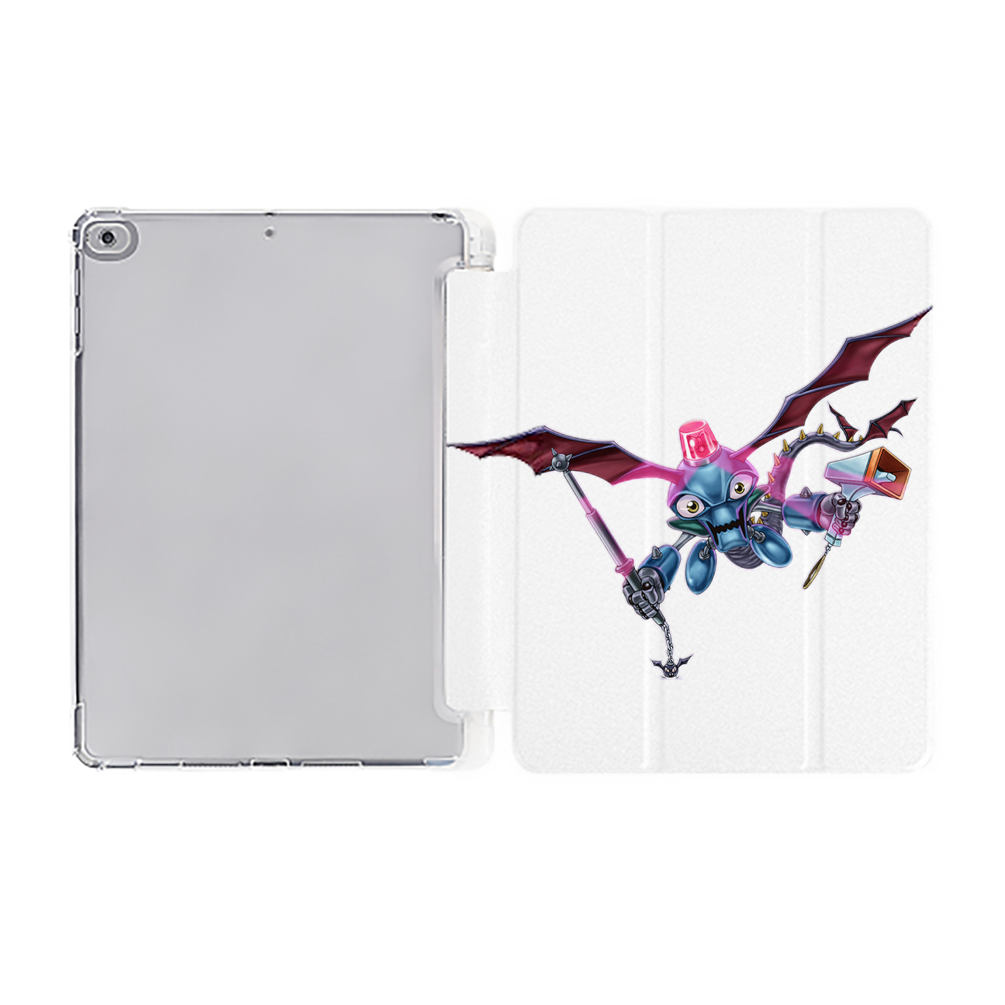 （画像用） 遊☆戯☆王 Yu-Gi-Oh! IPad ケース ペン収納付き 三つ折りスタンド PUレザー×シリコン 対応機種9.5/10.5/10.9インチ